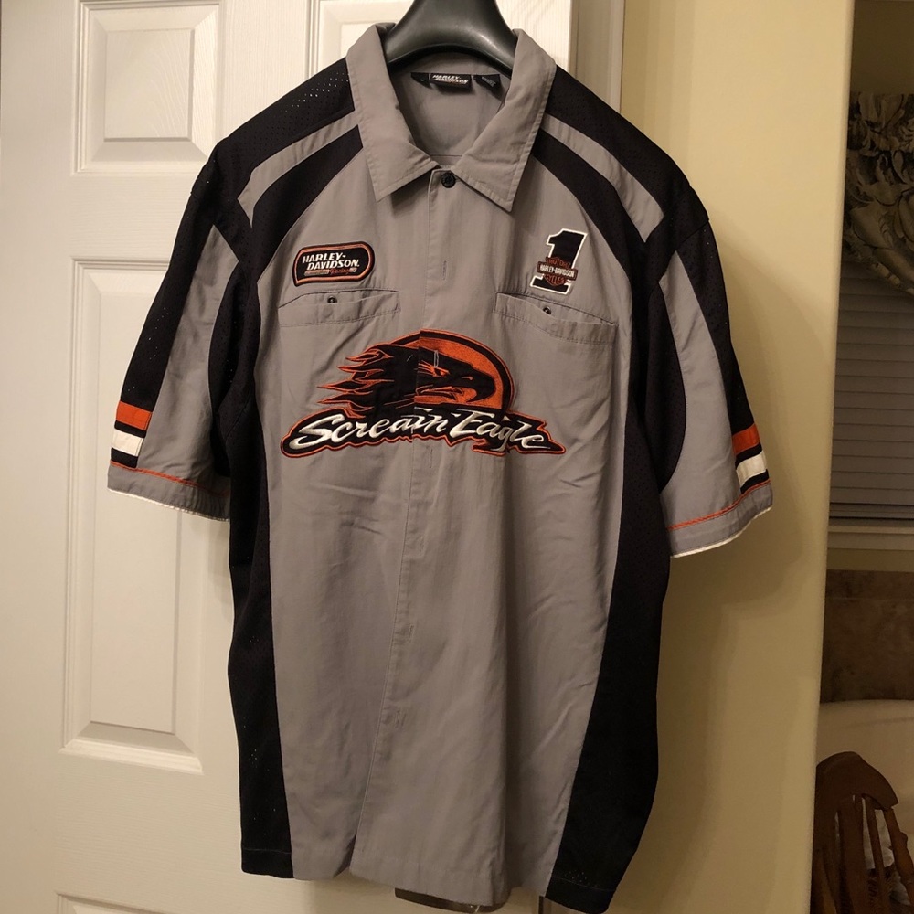 Men’s HD Screaming Eagle short sleeved shirt